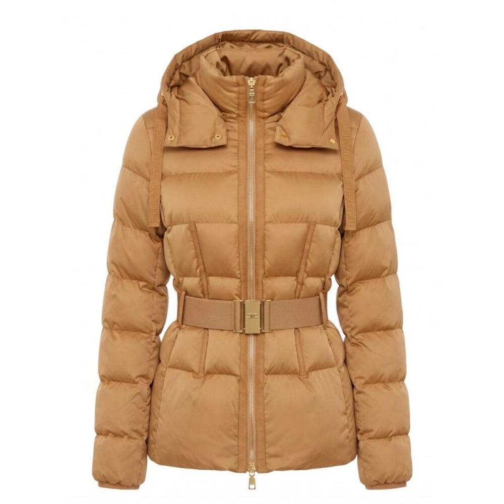 Elisabetta Franchi Women Down Jacket In Voile Fabric